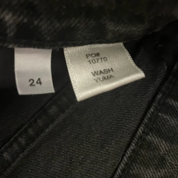 Womens Reformation Black High Rise Jeans - Picture 3 of 5